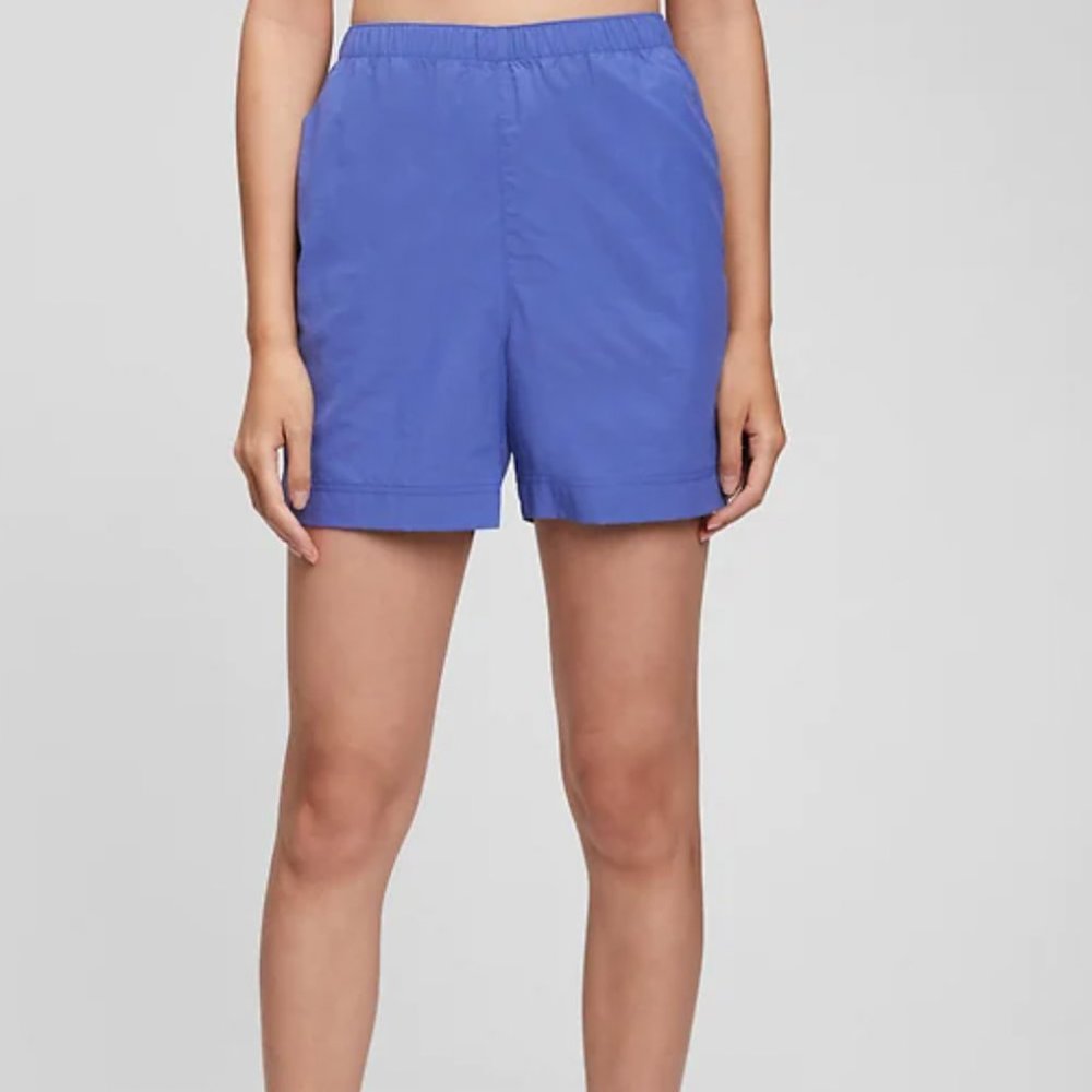 Gap recycled rec shorts blue large.